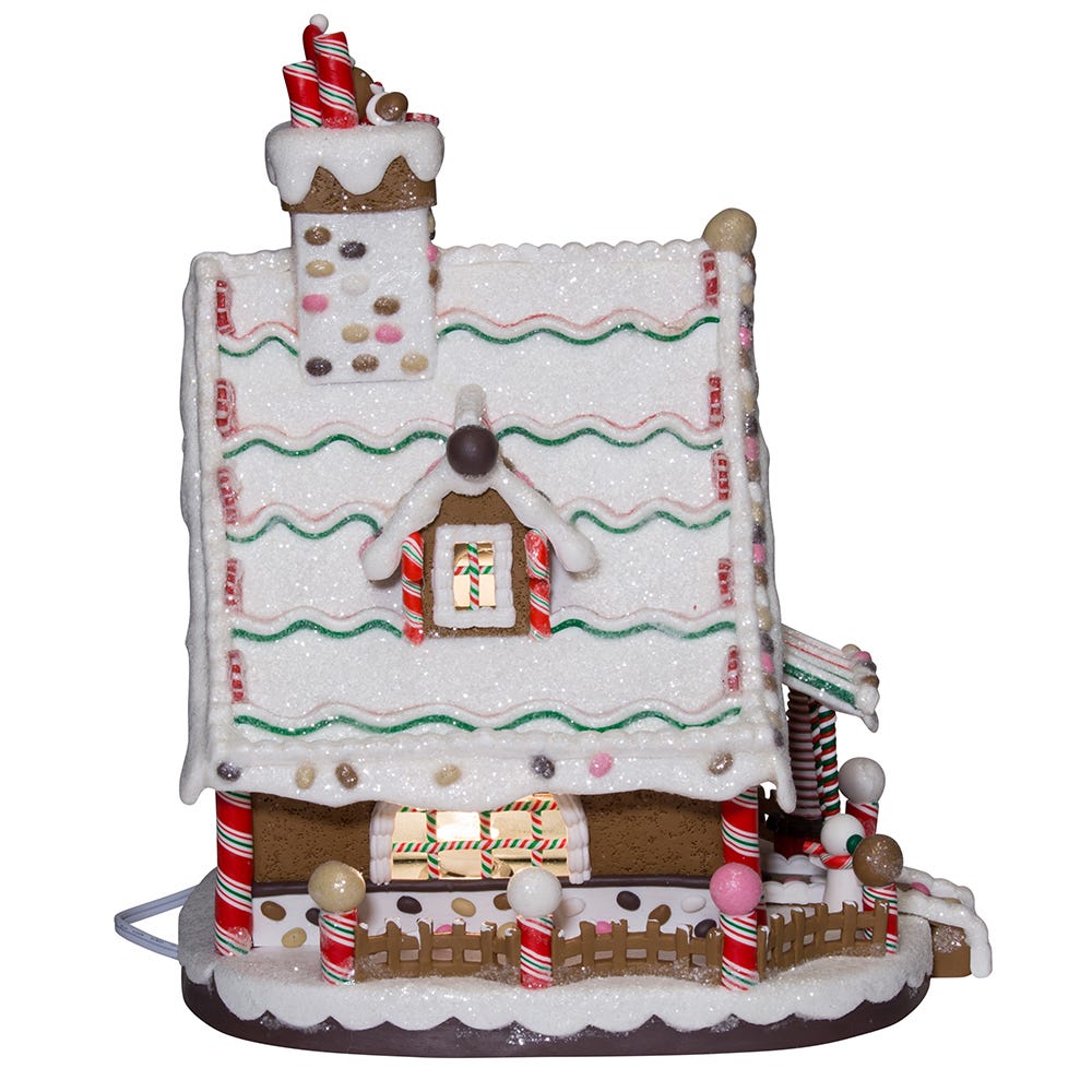 Kurt S. Adler 12“ Lighted Christmas Gingerbread House