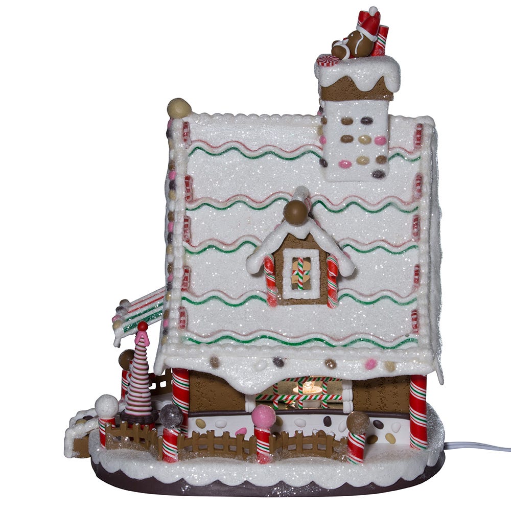 Kurt S. Adler 12“ Lighted Christmas Gingerbread House