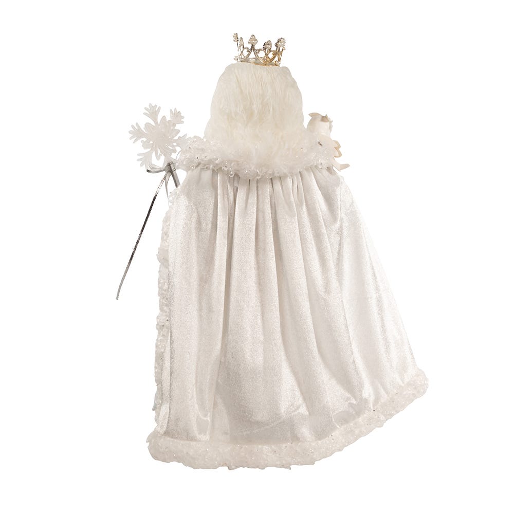 Kurt S. Adler 21“ Silver, White and Light Blue Standing Santa