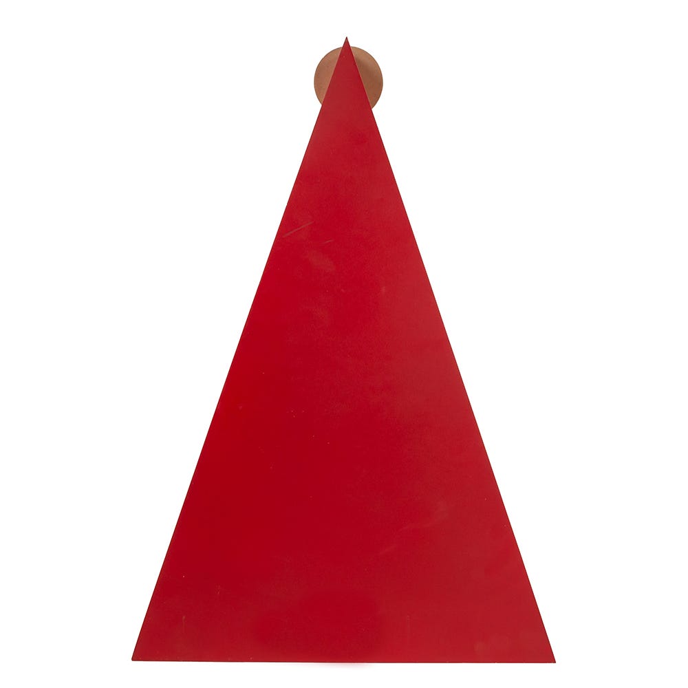 Kurt S. Adler Wooden Triangle Santa Head Advent Calendar