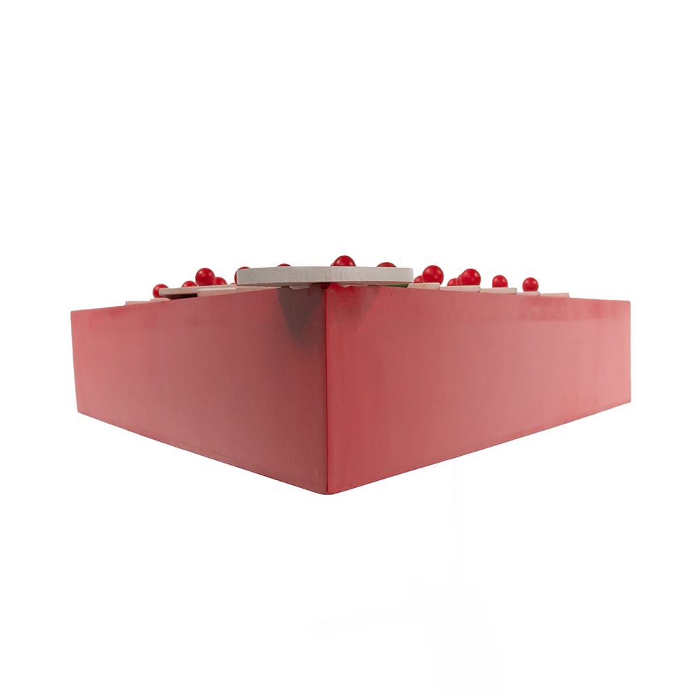 Kurt S. Adler Wooden Triangle Santa Head Advent Calendar