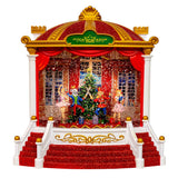 Kurt S. Adler 9.25“ Battery Operated USB LED Lighted Ballet Theater Lantern With Spinning Glitter Water