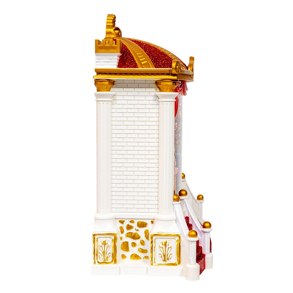 Kurt S. Adler 9.25“ Battery Operated USB LED Lighted Ballet Theater Lantern With Spinning Glitter Water