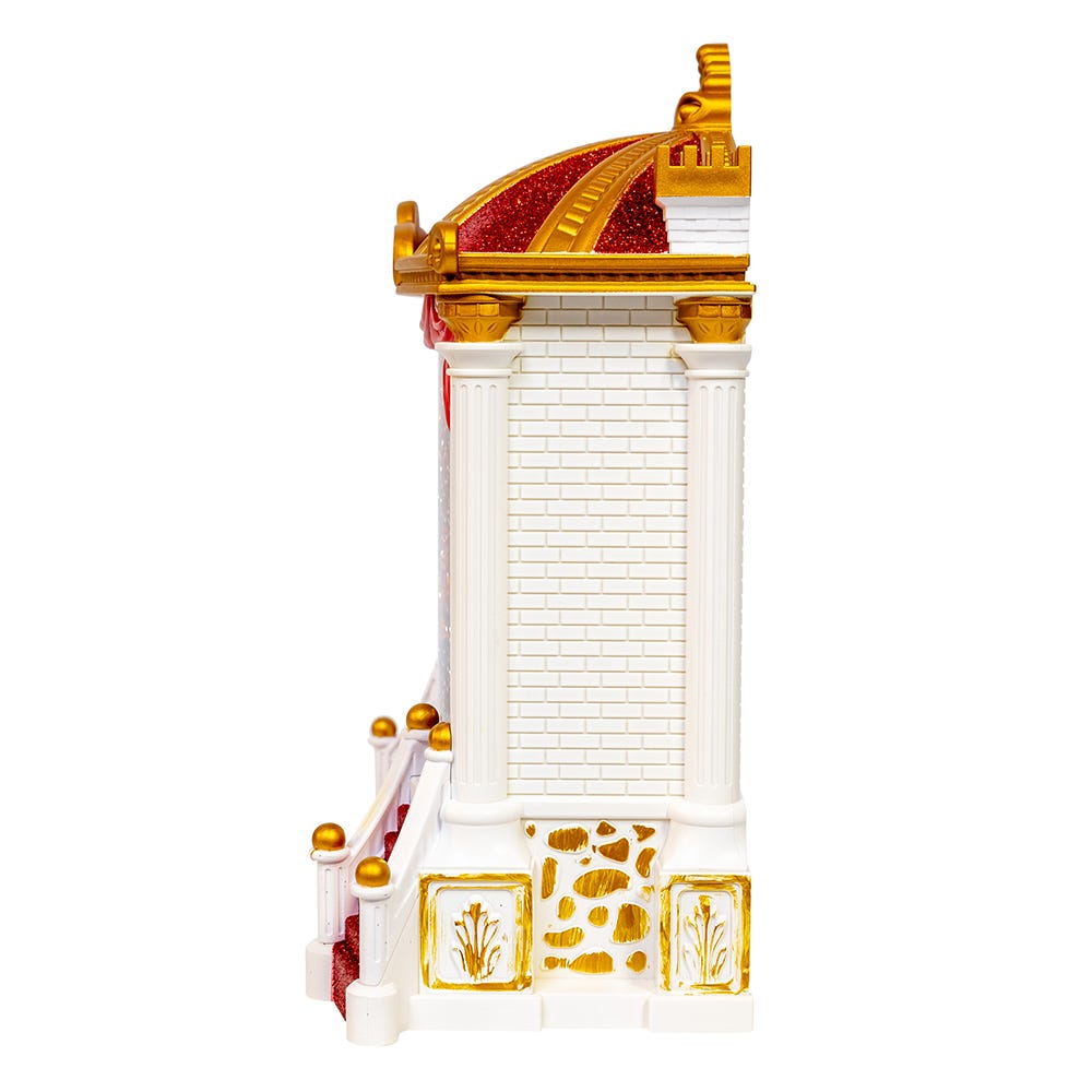 Kurt S. Adler 9.25“ Battery Operated USB LED Lighted Ballet Theater Lantern With Spinning Glitter Water