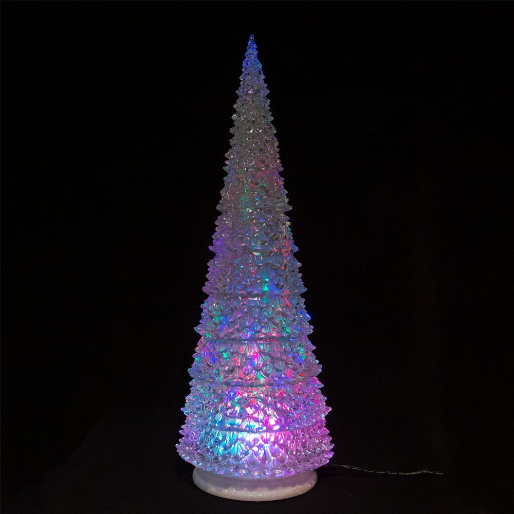 Kurt S. Adler 22“ Acrylic Tree With 3 Light Color LED Projector