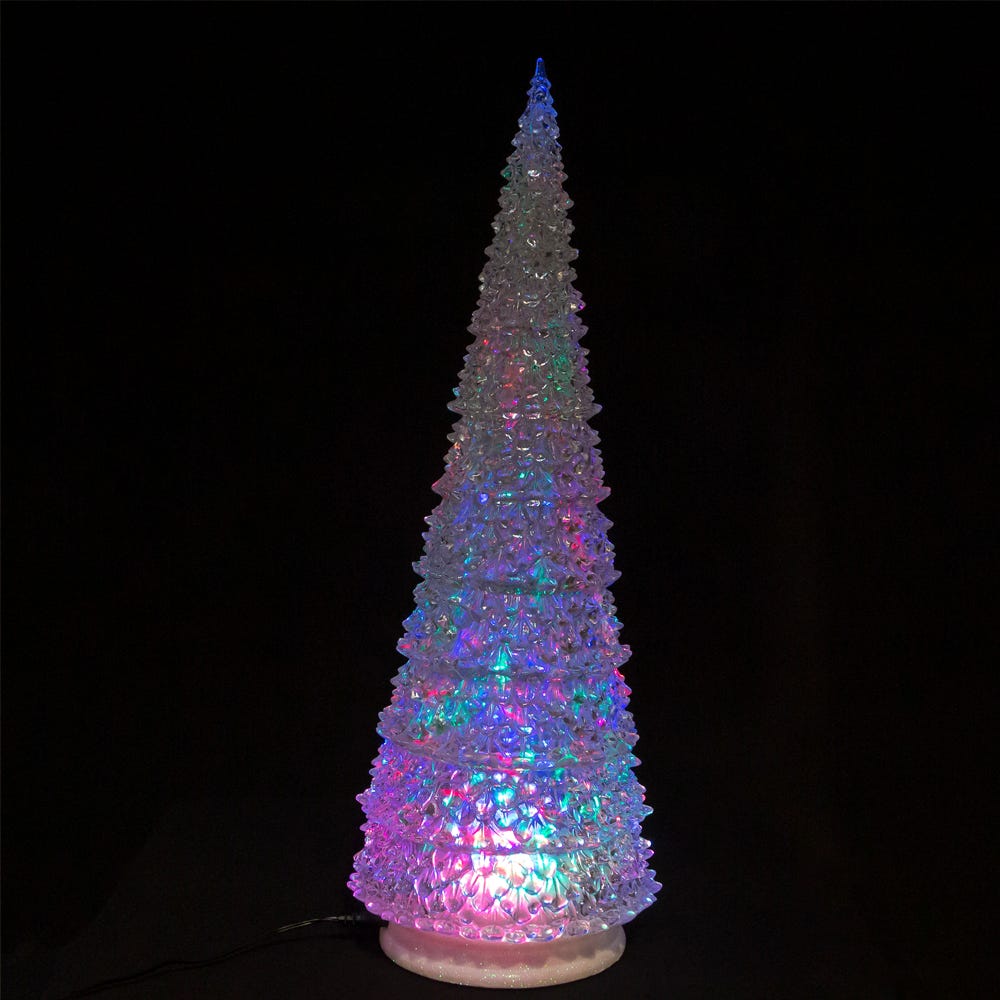 Kurt S. Adler 22“ Acrylic Tree With 3 Light Color LED Projector