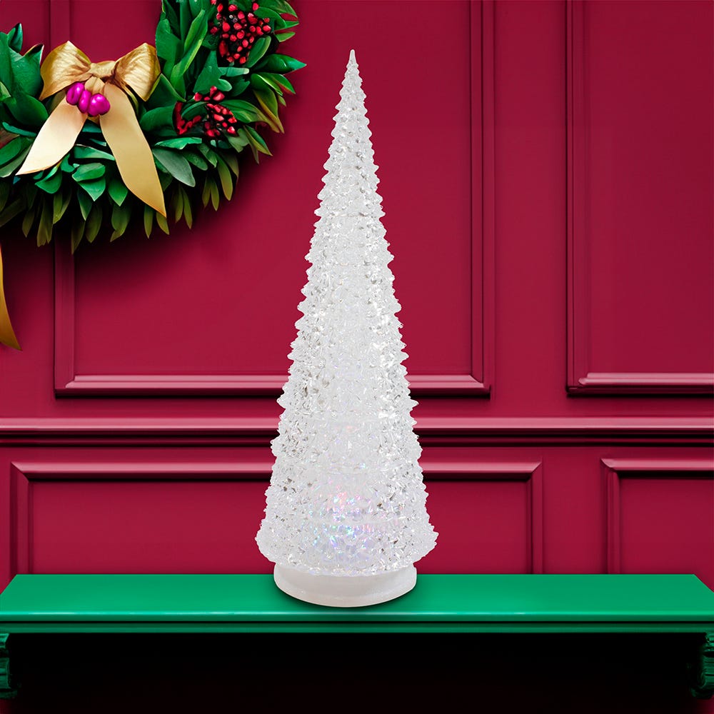 Kurt S. Adler 22“ Acrylic Tree With 3 Light Color LED Projector
