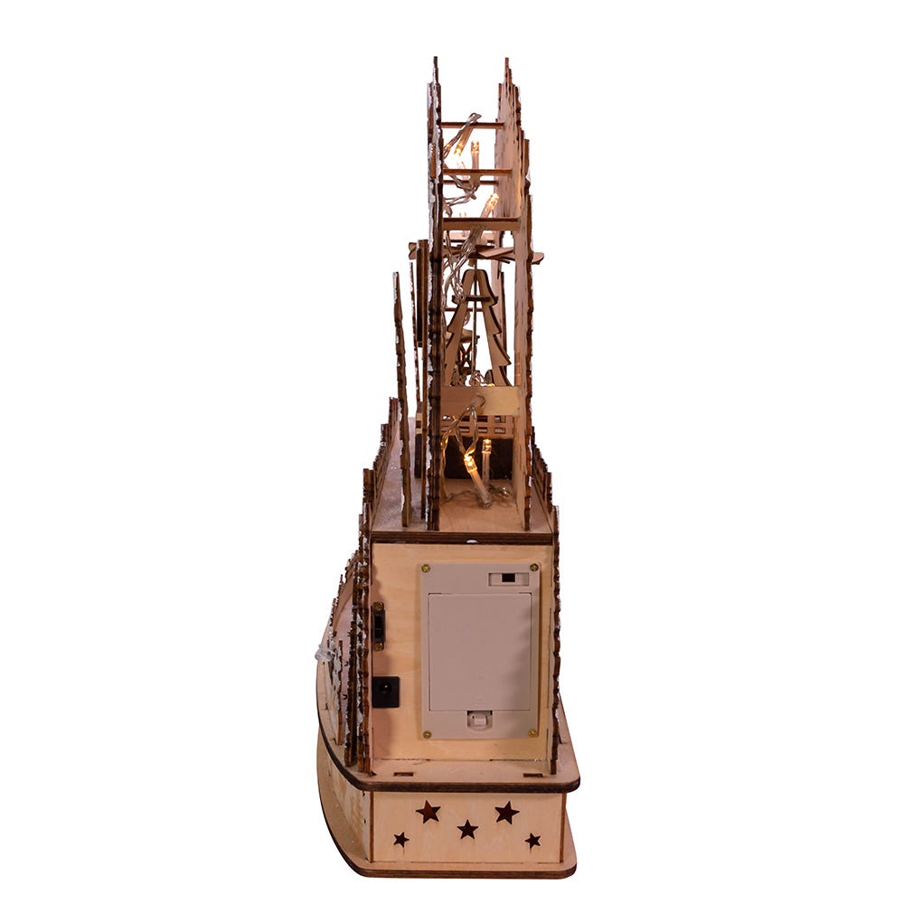 Kurt S. Adler Battery-Operated LED Village With Motion