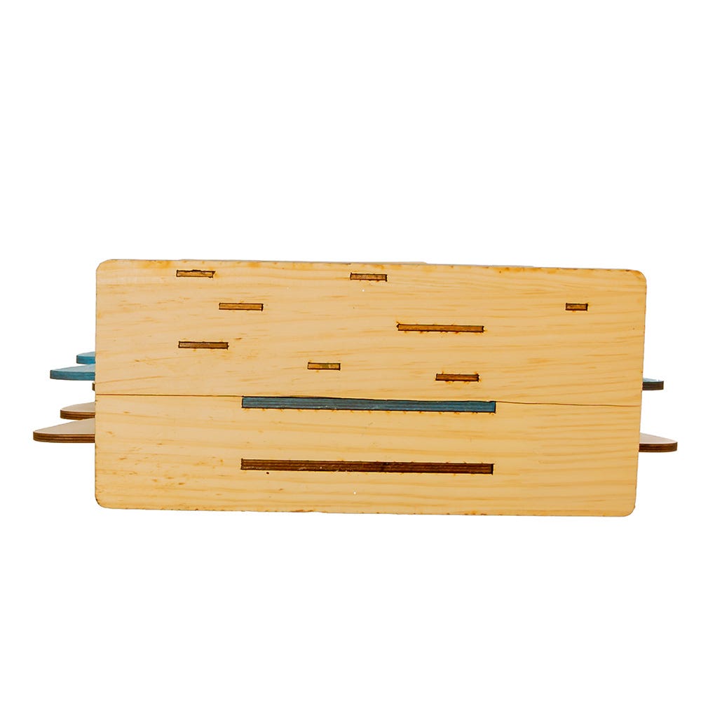 Kurt S. Adler Battery-Operated Light-Up LED Wooden Christmas Tree With Village Scene