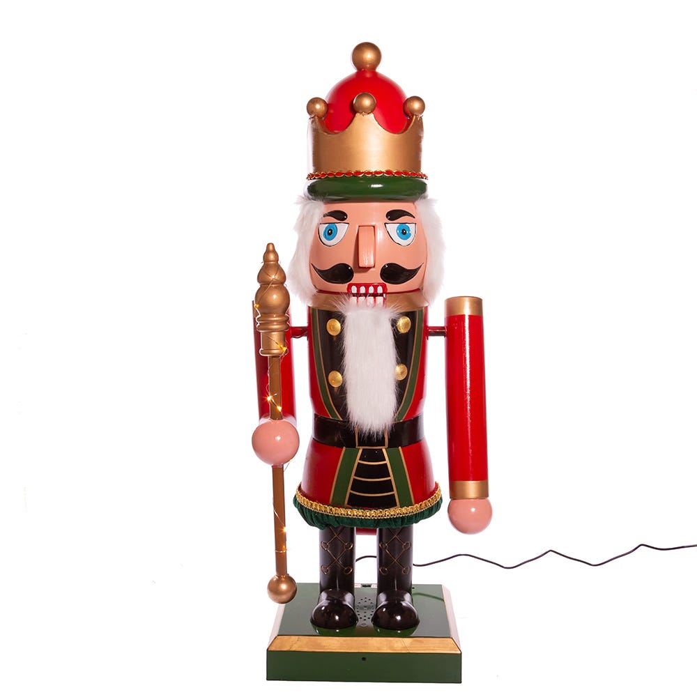 Kurt S. Adler 43“ LED Lighted Musical Collapsible Nutcracker