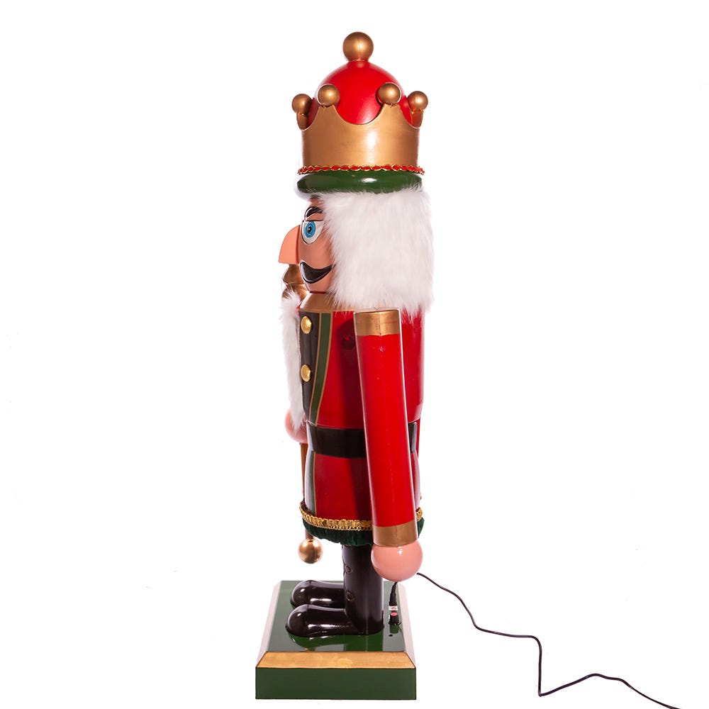 Kurt S. Adler 43“ LED Lighted Musical Collapsible Nutcracker