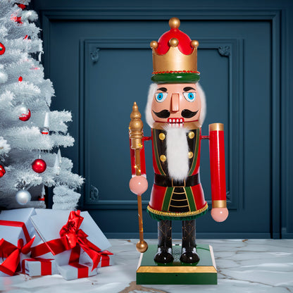 Kurt S. Adler 43“ LED Lighted Musical Collapsible Nutcracker