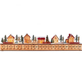 Kurt S. Adler 7“ Battery Operated 15-light LED Christmas Village With Advent Calendar