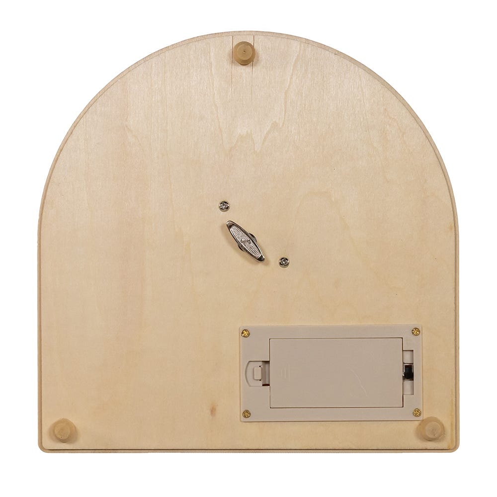 Kurt S. Adler 7.87“ Wooden LED Light-Up Santa Musical Christmas Village