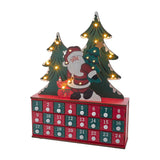 Kurt S. Adler 15.75“ Battery Operated Wooden LED Lighted Advent Calendar