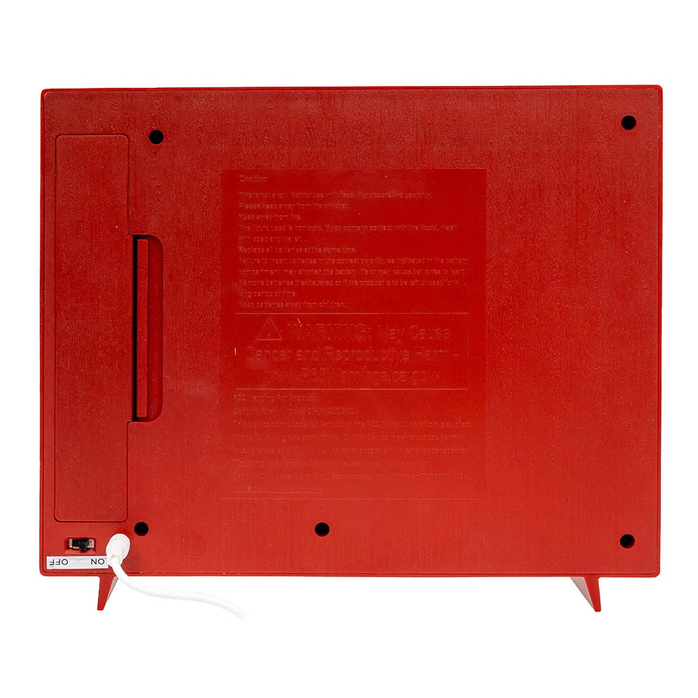 Kurt S. Adler 8.325“ Battery Operated USB LED Musical TV With Spinning Glitter Water Table Piece