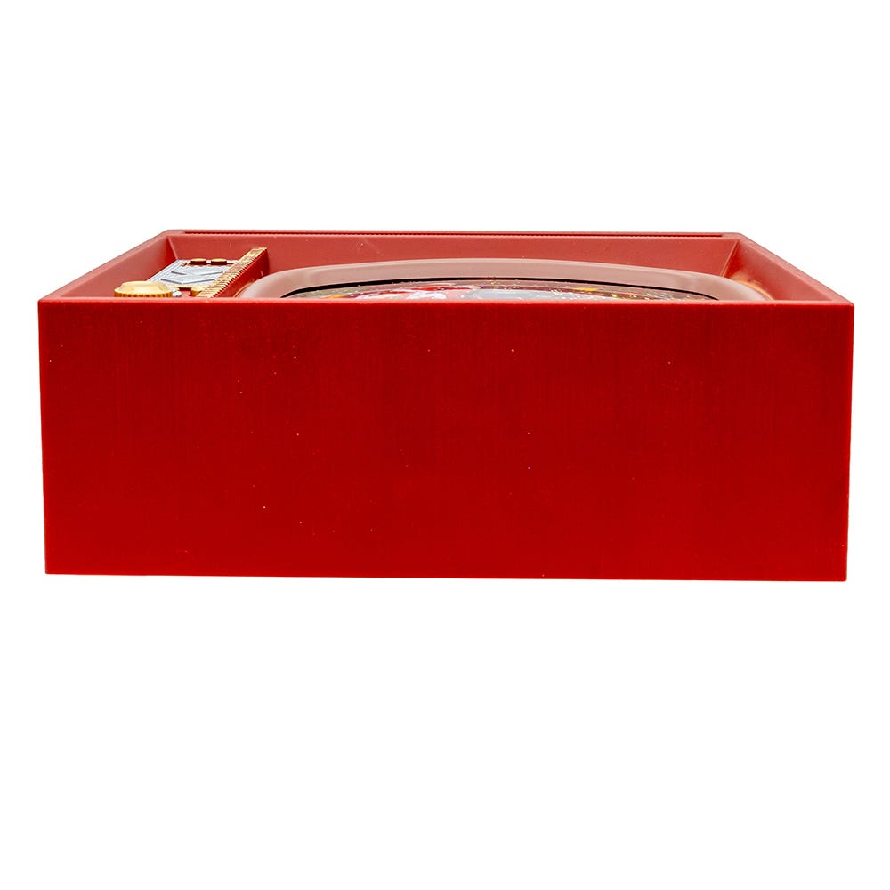 Kurt S. Adler 8.325“ Battery Operated USB LED Musical TV With Spinning Glitter Water Table Piece