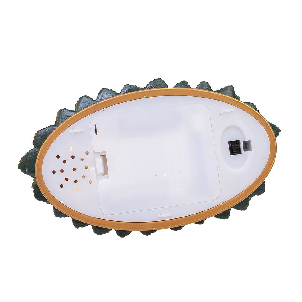 Kurt S. Adler 13.5“ Battery Operated USB LED Lighted Santa & Deer Treetop With Spinning Glitter Water