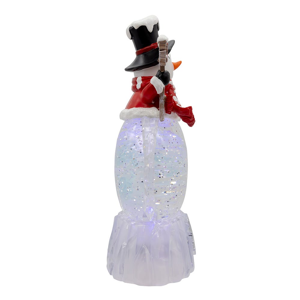 Kurt S. Adler Battery Operated USB Christmas Snowman Water Globe