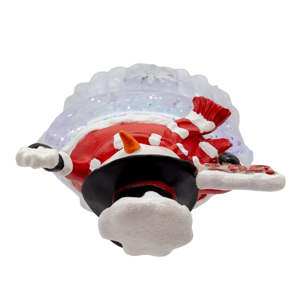 Kurt S. Adler Battery Operated USB Christmas Snowman Water Globe