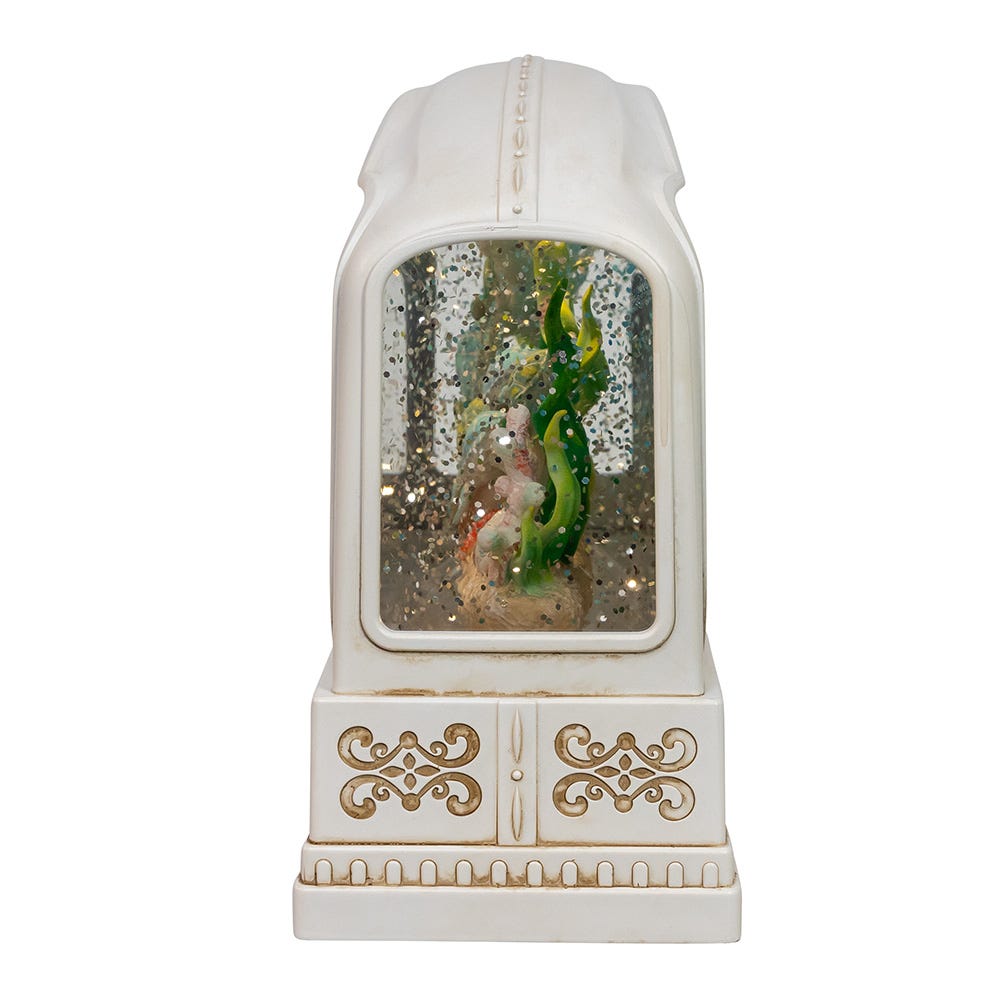 Kurt S. Adler 6“ Battery Operated USB LED Lighted Marine Scene Water Lantern
