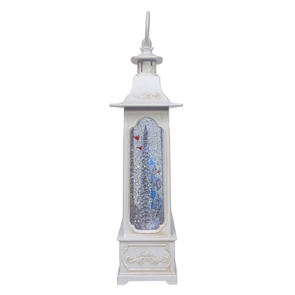 Kurt S. Adler 12.75“ Battery Operated USB LED Lighted Snowmen & Penguins Water Lantern