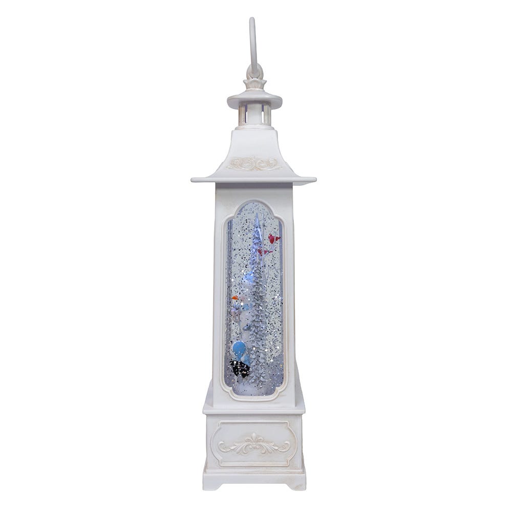 Kurt S. Adler 12.75“ Battery Operated USB LED Lighted Snowmen & Penguins Water Lantern