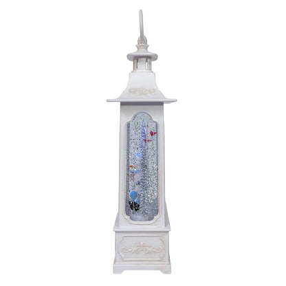 Kurt S. Adler 12.75“ Battery Operated USB LED Lighted Snowmen & Penguins Water Lantern