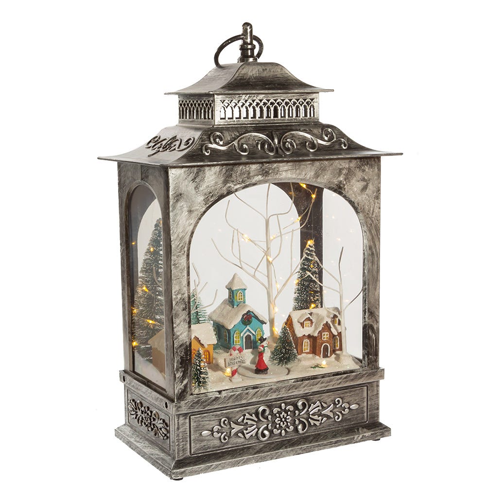 Kurt S. Adler 15“ Battery-Operated LED Musical Christmas Village Lantern