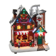 Kurt S. Adler 10.63“ Battery-Operated Light-Up Musical Chocolate Factory