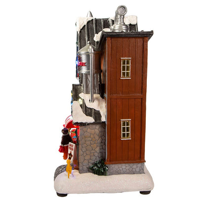 Kurt S. Adler 10.63“ Battery-Operated Light-Up Musical Chocolate Factory