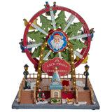 Kurt S. Adler 13“ Lighted Musical Christmas Ferris Wheel