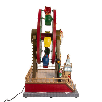 Kurt S. Adler 13“ Lighted Musical Christmas Ferris Wheel