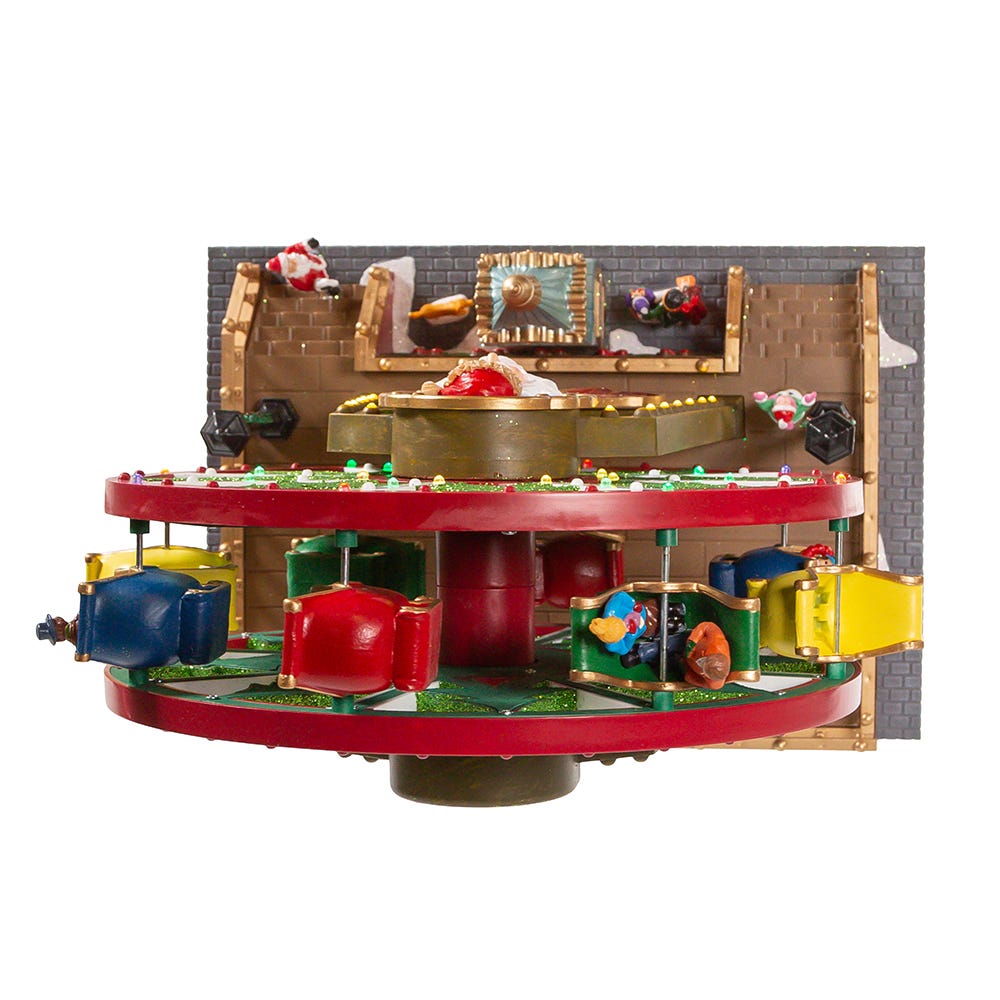 Kurt S. Adler 13“ Lighted Musical Christmas Ferris Wheel