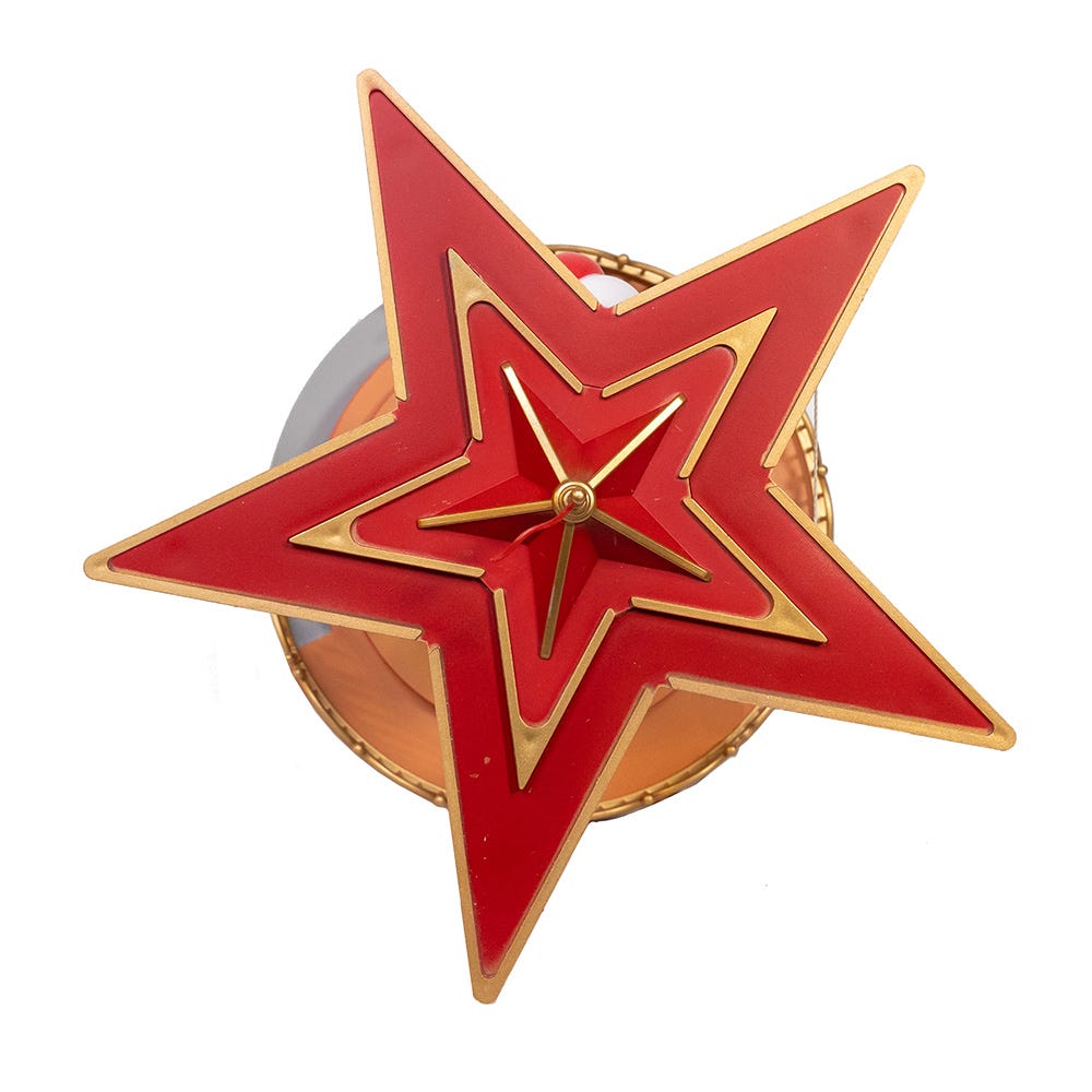 Kurt S. Adler LED Lighted Musical Santa Balloon Drop Table Piece