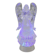 Kurt S. Adler 13.25“ Battery Operated USB LED Lighted Angel With Horn Water Globe