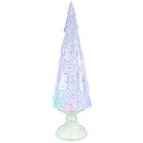 Kurt S. Adler 17.25“ Battery Operated USB LED Lighted Christmas Tree Lantern With Spinning Glitter Water