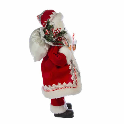 Kurt S. Adler 17.5“ KSA Kringles Peppermint Santa