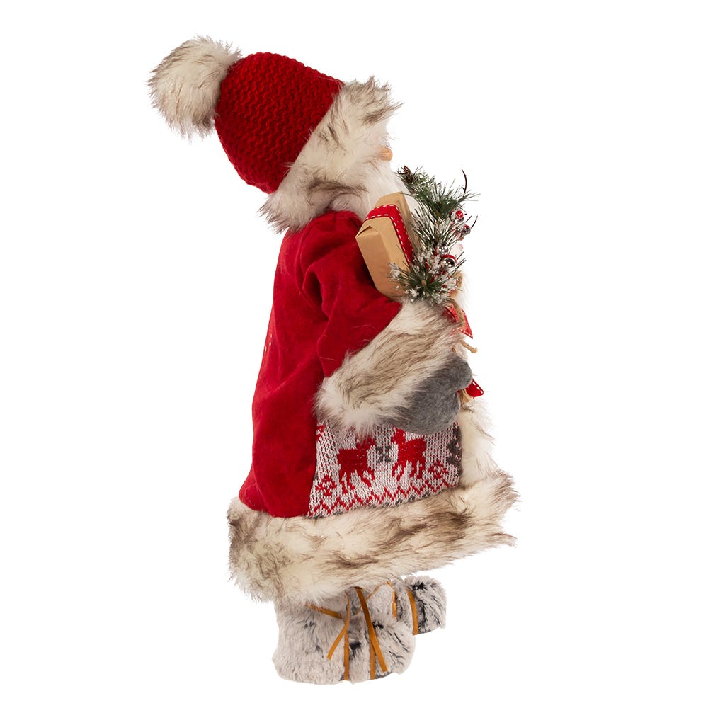 Kurt S. Adler 18“ KSA Kringles Santa Holding Gift Boxes