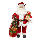 Kurt S. Adler 36“ KSA Kringles Battery Operated Santa With Bag & Tree