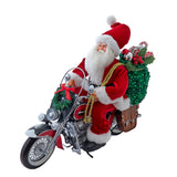 Kurt S. Adler 14“ KSA Kringles Motorcycle Santa