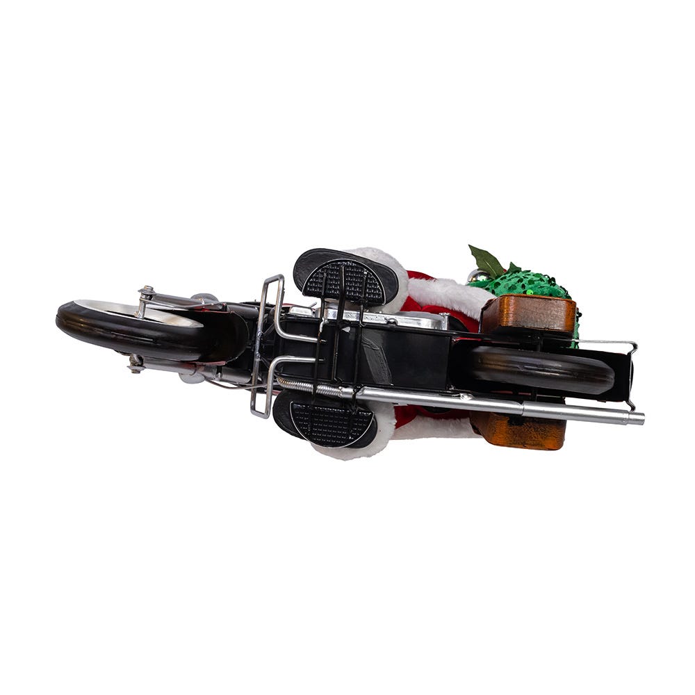 Kurt S. Adler 14“ KSA Kringles Motorcycle Santa