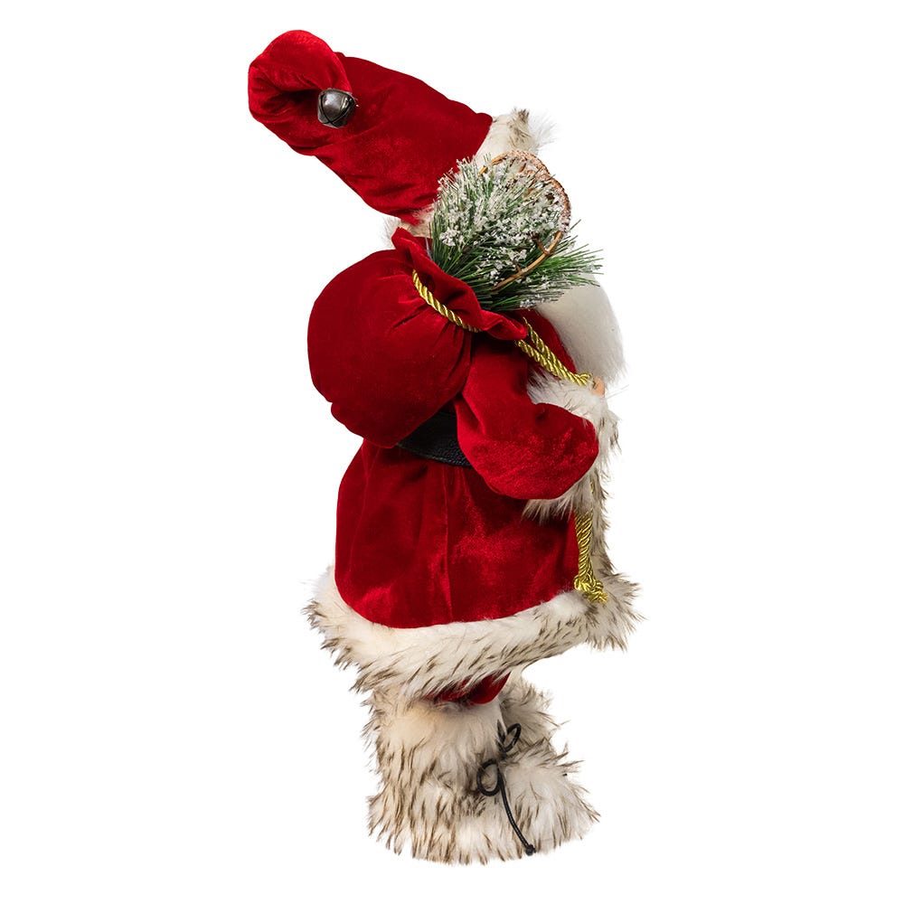 Kurt S. Adler 18“ KSA Kringles Rustic Santa With Skis