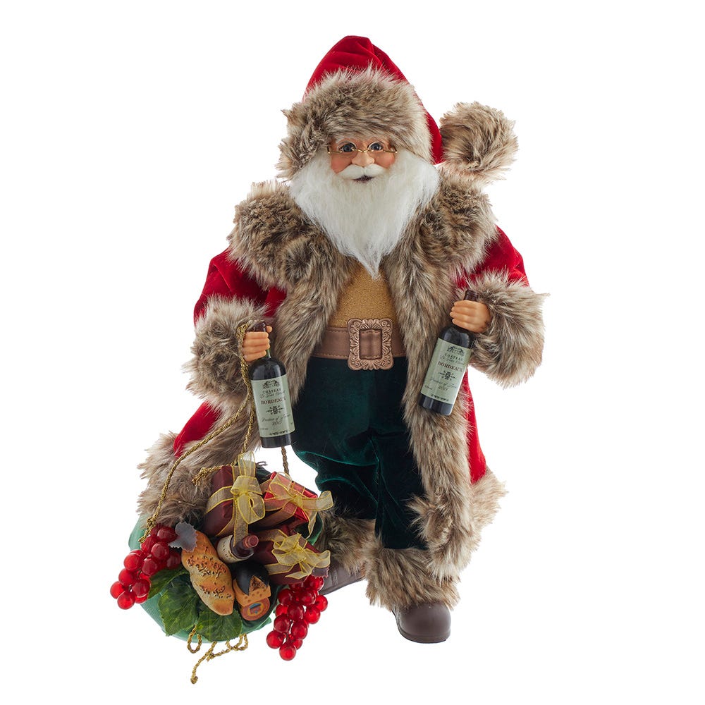 Kurt S. Adler 22“ KSA Kringles Vineyard Santa