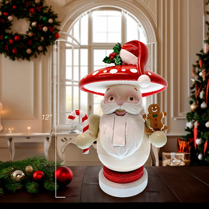 Kurt S. Adler 12“ Merry Little Mushrooms Nutcracker