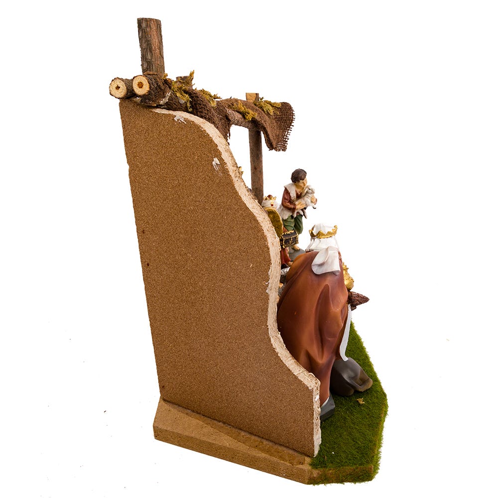 Kurt S. Adler Nativity Set With Stable, 12-Piece Set