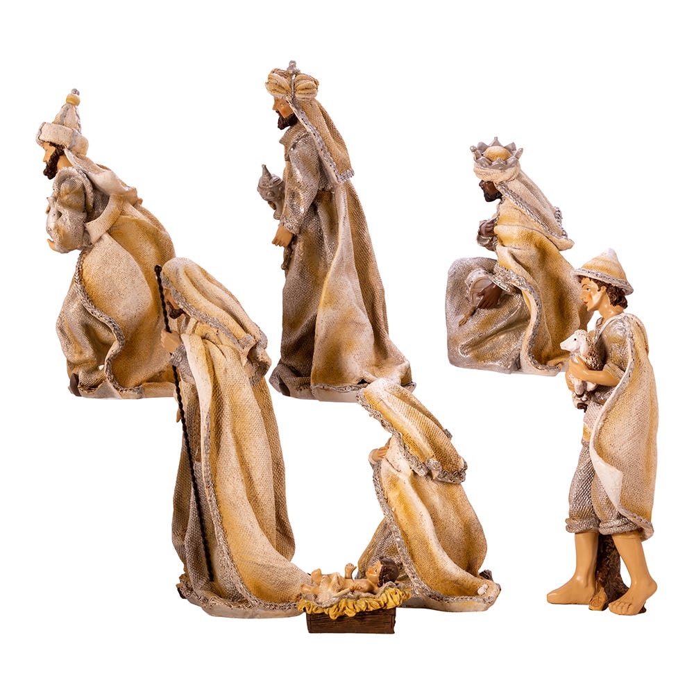 Kurt S. Adler Nativity Figurine Set, 7-Piece Set