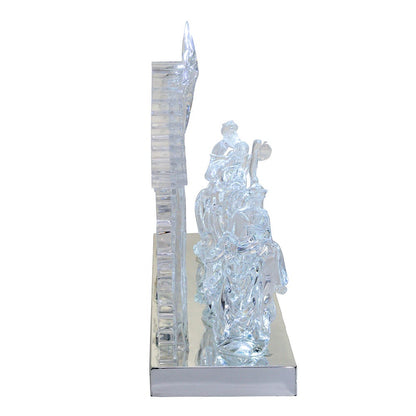 Kurt S. Adler Battery-Operated Light-Up LED Musical Nativity Scene
