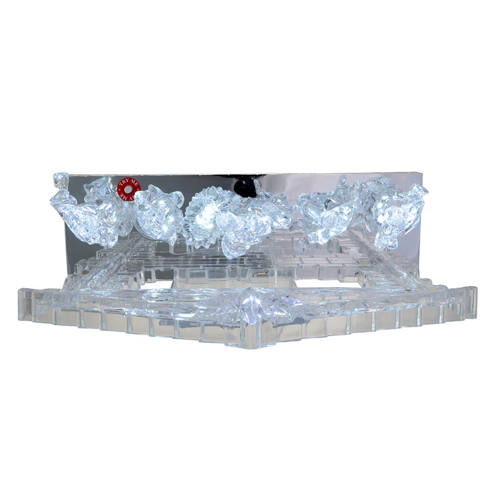 Kurt S. Adler Battery-Operated Light-Up LED Musical Nativity Scene