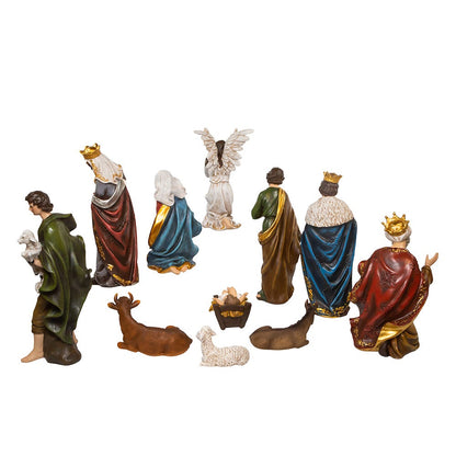Kurt S. Adler 15“ Nativity Figurine Table Pieces, 11-Piece Set